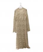 Ameriアメリ）の古着「長袖ワンピース」｜ベージュ