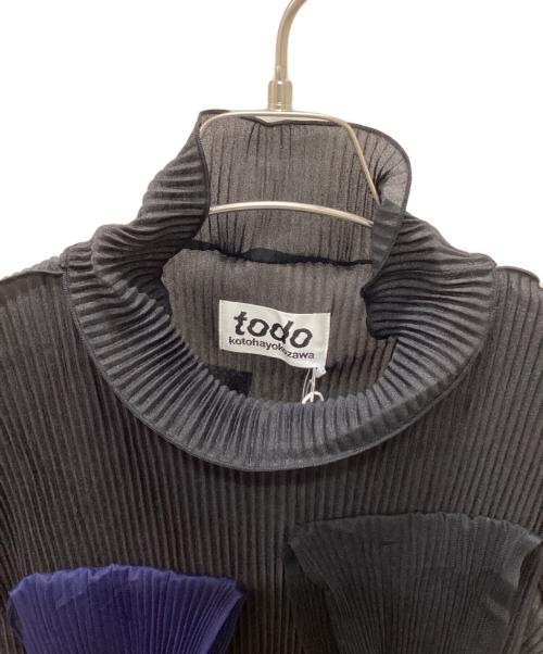 todo kotohayokozawa（トゥードゥー コトハヨコザワ）todo kotohayokozawa (トゥードゥー コトハヨコザワ) SHEER SHORT HIGHNE ブラック サイズ:FREEの古着・服飾アイテム