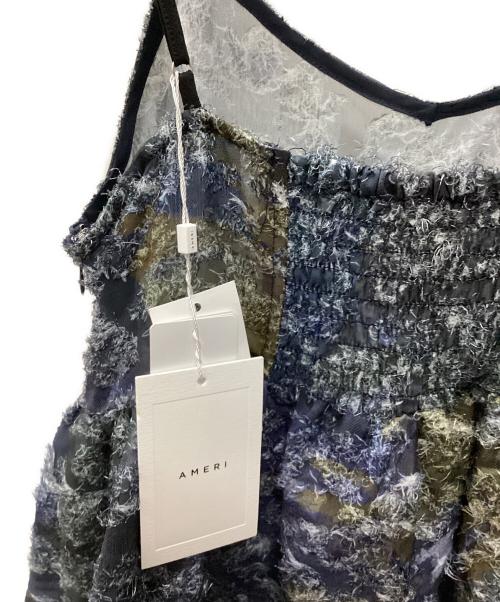 Ameri（アメリ）Ameri (アメリ) MEDI RACHEL FLUFFY ART CAMISOLE ネイビー サイズ:Ｍの古着・服飾アイテム