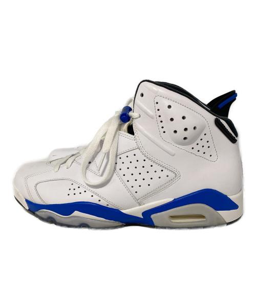 NIKE（ナイキ）NIKE (ナイキ) AIR JORDAN 6 RETRO ホワイト×ブルー サイズ:27.5cmの古着・服飾アイテム