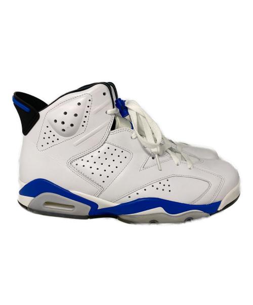 NIKE（ナイキ）NIKE (ナイキ) AIR JORDAN 6 RETRO ホワイト×ブルー サイズ:27.5cmの古着・服飾アイテム