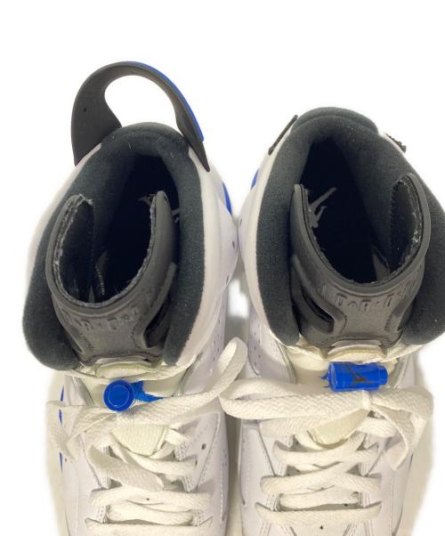 NIKE（ナイキ）NIKE (ナイキ) AIR JORDAN 6 RETRO ホワイト×ブルー サイズ:27.5cmの古着・服飾アイテム