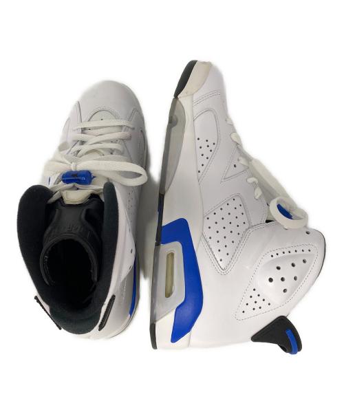 NIKE（ナイキ）NIKE (ナイキ) AIR JORDAN 6 RETRO ホワイト×ブルー サイズ:27.5cmの古着・服飾アイテム