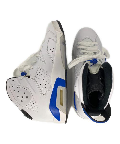 NIKE（ナイキ）NIKE (ナイキ) AIR JORDAN 6 RETRO ホワイト×ブルー サイズ:27.5cmの古着・服飾アイテム