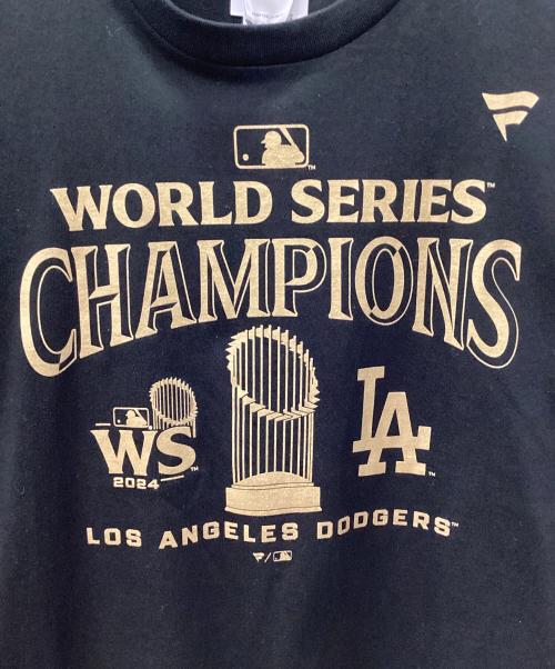 Fanatics（ファナティクス）Fanatics (ファナティクス) ドジャース ワールドシリーズ 2024 優勝記念 パレード Tシャツ ブラック サイズ:SMALL 未使用品の古着・服飾アイテム
