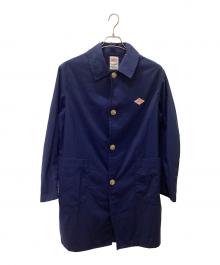 DANTON（ダントン）の古着「ナイロンタフタシングルコート」｜ネイビー