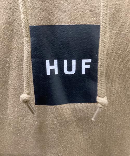 HUF（ハフ）HUF (ハフ) プルオーバーパーカー ブラウン サイズ:XLの古着・服飾アイテム