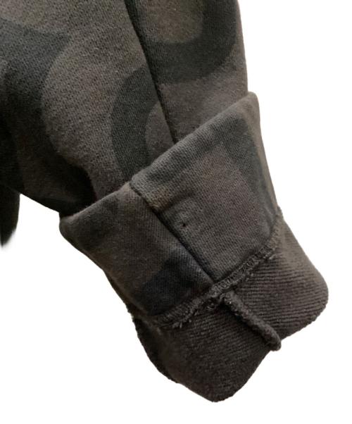 MARC JACOBS（マークジェイコブズ）MARC JACOBS (マークジェイコブス) MONOGRAM OVERSIZED HOODIE グレー サイズ:XSの古着・服飾アイテム