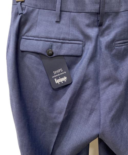 SHIPS（シップス）SHIPS (シップス) EQUIPAGE:ウールスラックス ネイビー サイズ:42の古着・服飾アイテム