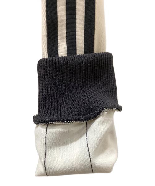 adidas（アディダス）adidas (アディダス) トラックジャケット ベージュ×ブラック サイズ:Mの古着・服飾アイテム