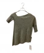 Ameriアメリ）の古着「BUSTIER SET SURFACE CHANGE KNIT TOP」｜グレー