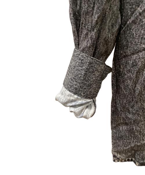 DIESEL（ディーゼル）DIESEL (ディーゼル) 長袖シャツ グレー サイズ:46の古着・服飾アイテム