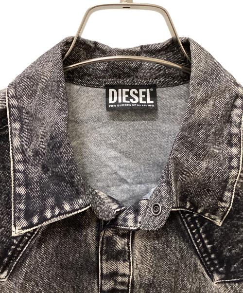 DIESEL（ディーゼル）DIESEL (ディーゼル) 長袖シャツ グレー サイズ:46の古着・服飾アイテム
