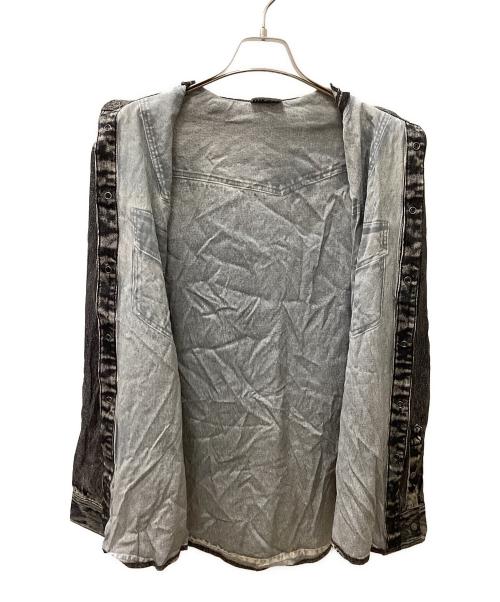 DIESEL（ディーゼル）DIESEL (ディーゼル) 長袖シャツ グレー サイズ:46の古着・服飾アイテム