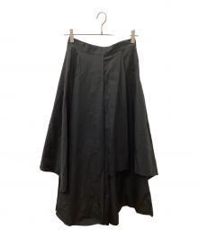 UN3D.（アンスリード）の古着「アシンメレイヤードパンツ デザインパンツ」｜ブラック