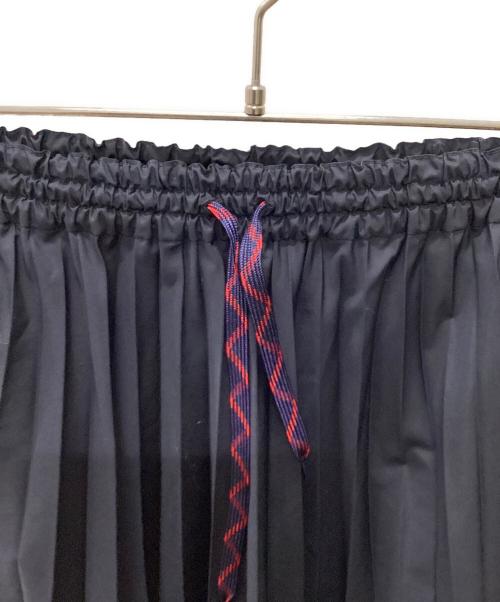 nagonstans（ナゴンスタンス）nagonstans (ナゴンスタンス) water proof wide プリーツスカート ネイビー サイズ:Sの古着・服飾アイテム