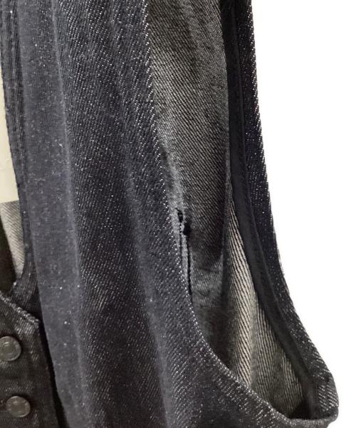 LONSLAN（ロンスラン）LONSLAN (ロンスラン) ノーカラー コンパクトベスト インディゴ サイズ:Mの古着・服飾アイテム