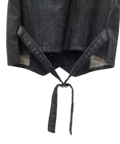 LONSLAN（ロンスラン）LONSLAN (ロンスラン) ノーカラー コンパクトベスト インディゴ サイズ:Mの古着・服飾アイテム