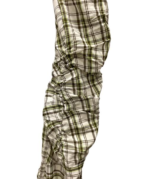 MAISON SPECIAL（メゾンスペシャル）MAISON SPECIAL (メゾンスペシャル) Checked Maxidresses ベージュ サイズ:38の古着・服飾アイテム