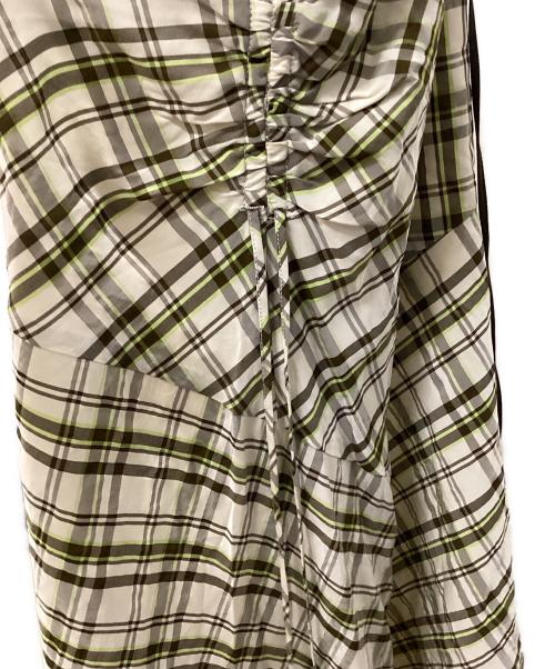 MAISON SPECIAL（メゾンスペシャル）MAISON SPECIAL (メゾンスペシャル) Checked Maxidresses ベージュ サイズ:38の古着・服飾アイテム