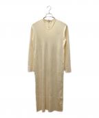 Ameriアメリ）の古着「2WAY KEY NECK KNIT DRESS」｜アイボリー