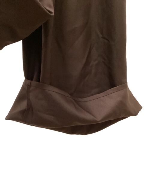 UN3D.（アンスリード）UN3D. (アンスリード) ビッグパンツオールインワン ブラウン サイズ:38の古着・服飾アイテム