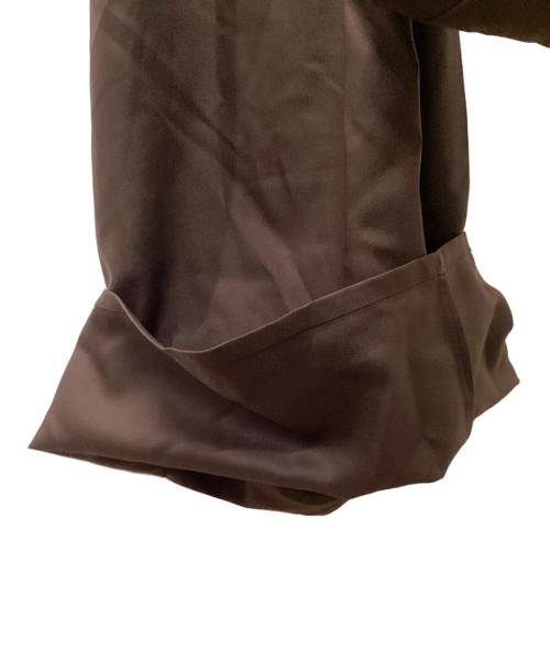 UN3D.（アンスリード）UN3D. (アンスリード) ビッグパンツオールインワン ブラウン サイズ:38の古着・服飾アイテム