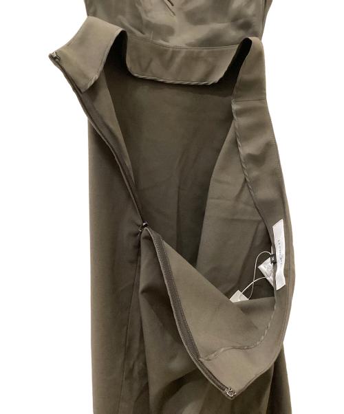 LE CIEL BLEU（ルシェルブルー）LE CIEL BLEU (ルシェルブルー) 半袖ワンピース オリーブ サイズ:38の古着・服飾アイテム