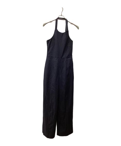 MAISON SPECIAL（メゾンスペシャル）MAISON SPECIAL (メゾンスペシャル) American Sleeve Stripe Jumpsuit ネイビー サイズ:38の古着・服飾アイテム