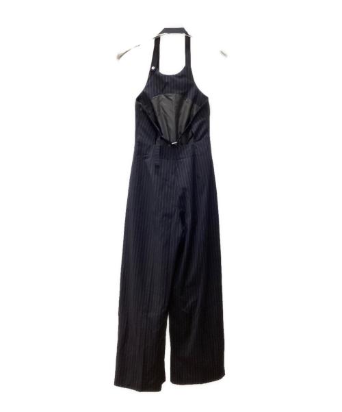 MAISON SPECIAL（メゾンスペシャル）MAISON SPECIAL (メゾンスペシャル) American Sleeve Stripe Jumpsuit ネイビー サイズ:38の古着・服飾アイテム