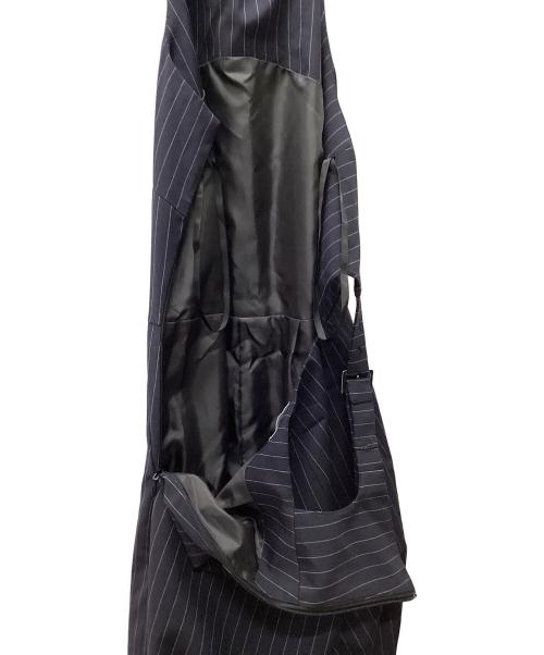 MAISON SPECIAL（メゾンスペシャル）MAISON SPECIAL (メゾンスペシャル) American Sleeve Stripe Jumpsuit ネイビー サイズ:38の古着・服飾アイテム