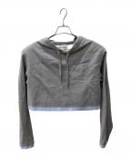MAISON SPECIALメゾンスペシャル）の古着「Hoodie Tailored Tops」｜グレー