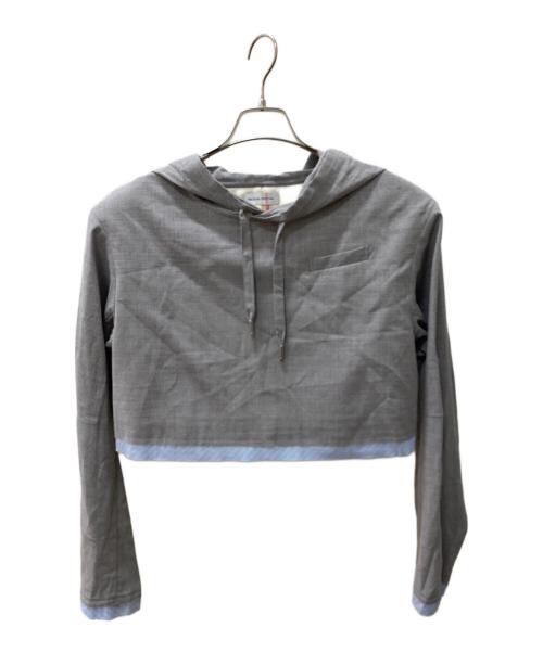 MAISON SPECIAL（メゾンスペシャル）MAISON SPECIAL (メゾンスペシャル) Hoodie Tailored Tops グレー サイズ:Freeの古着・服飾アイテム