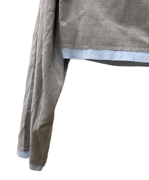 MAISON SPECIAL（メゾンスペシャル）MAISON SPECIAL (メゾンスペシャル) Hoodie Tailored Tops グレー サイズ:Freeの古着・服飾アイテム