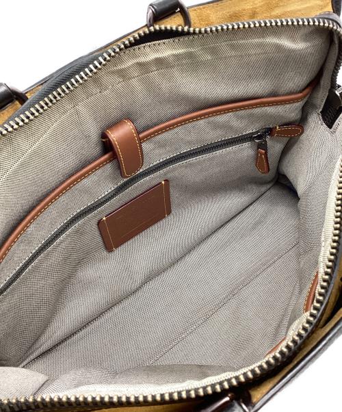 COACH（コーチ）COACH (コーチ) ローグ ブリーフ・リジェネラティブ レザー ブラックの古着・服飾アイテム