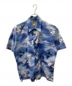 Hawaiian Topsハワイアントップス）の古着「アロハシャツ」｜ブルー