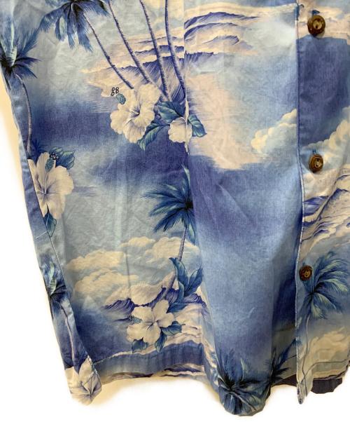 Hawaiian Tops（ハワイアントップス）hawaiian tops (ハワイアントップス) アロハシャツ ブルー サイズ:Lの古着・服飾アイテム