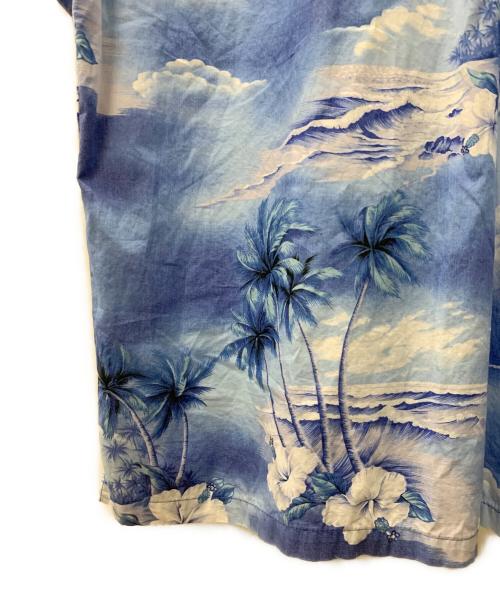 Hawaiian Tops（ハワイアントップス）hawaiian tops (ハワイアントップス) アロハシャツ ブルー サイズ:Lの古着・服飾アイテム