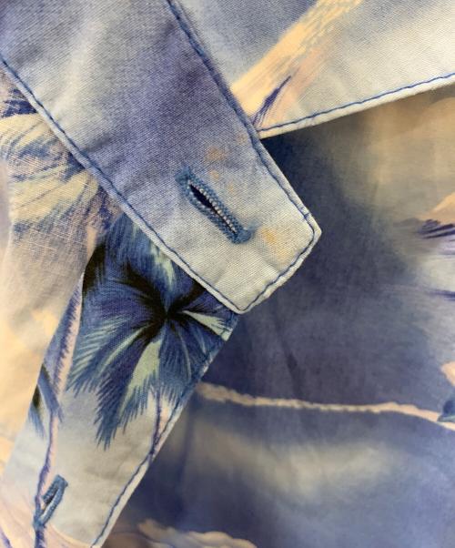 Hawaiian Tops（ハワイアントップス）hawaiian tops (ハワイアントップス) アロハシャツ ブルー サイズ:Lの古着・服飾アイテム