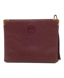 Cartier（カルティエ）の古着「セカンドバッグ」｜レッド