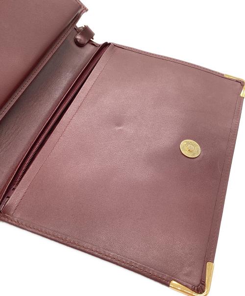 Cartier（カルティエ）Cartier (カルティエ) セカンドバッグ レッドの古着・服飾アイテム