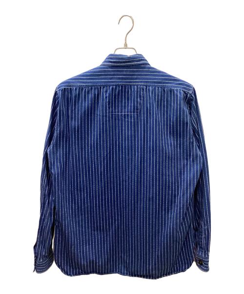 SUGAR CANE（シュガーケーン）SUGAR CANE (シュガーケーン) ウォバッシュワークシャツ ネイビー サイズ:LARGEの古着・服飾アイテム