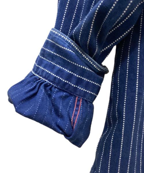 SUGAR CANE（シュガーケーン）SUGAR CANE (シュガーケーン) ウォバッシュワークシャツ ネイビー サイズ:LARGEの古着・服飾アイテム
