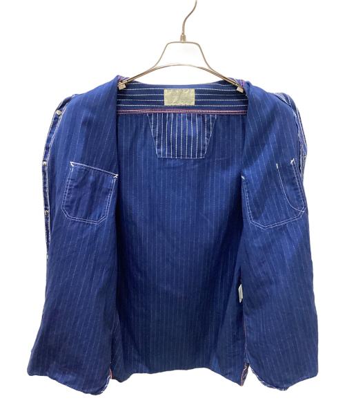 SUGAR CANE（シュガーケーン）SUGAR CANE (シュガーケーン) ウォバッシュワークシャツ ネイビー サイズ:LARGEの古着・服飾アイテム