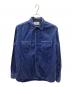 SUGAR CANE（シュガーケーン）の古着「ウォバッシュワークシャツ」｜ネイビー