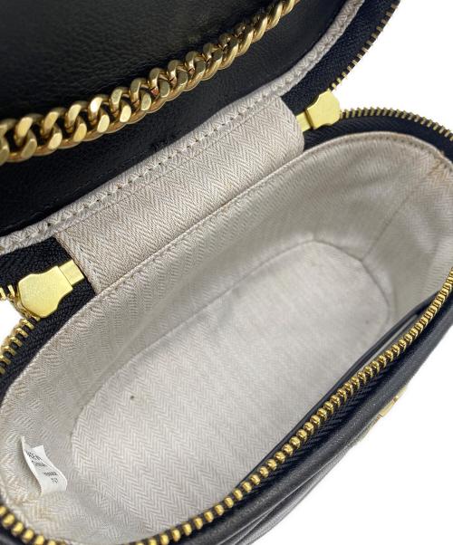 TORY BURCH（トリーバーチ）TORY BURCH (トリーバーチ) Kira Chevron Mini Vanity BAG ブラックの古着・服飾アイテム