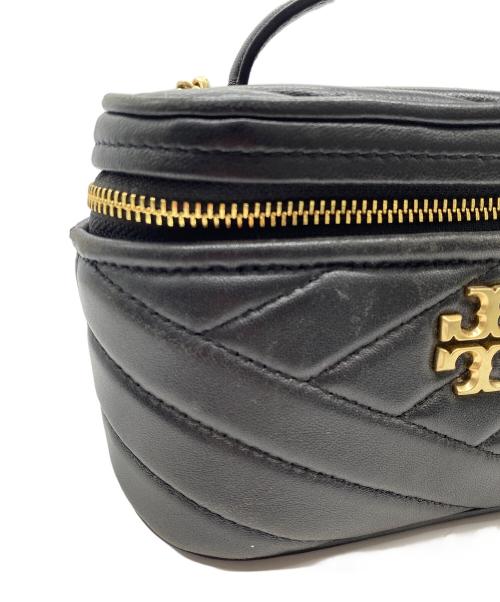 TORY BURCH（トリーバーチ）TORY BURCH (トリーバーチ) Kira Chevron Mini Vanity BAG ブラックの古着・服飾アイテム