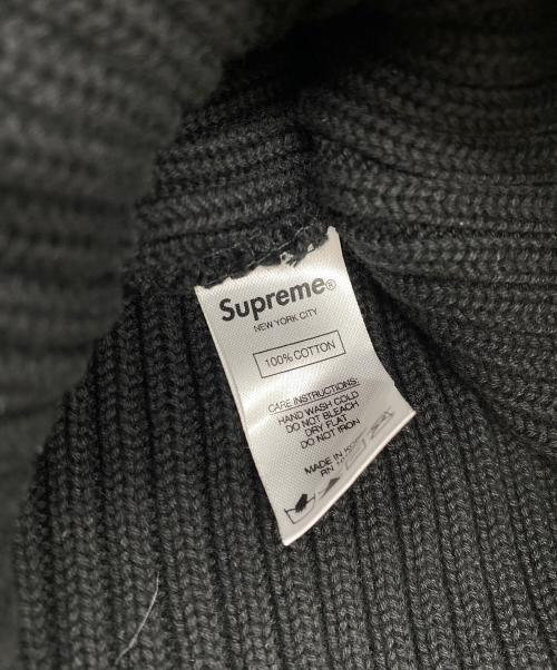 SUPREME（シュプリーム）SUPREME (シュプリーム) ニット帽 ブラックの古着・服飾アイテム