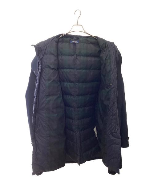 POLO RALPH LAUREN（ポロ・ラルフローレン）POLO RALPH LAUREN (ポロ・ラルフローレン) ダウンライナー付ステンカラーコート ネイビー サイズ:XXLの古着・服飾アイテム