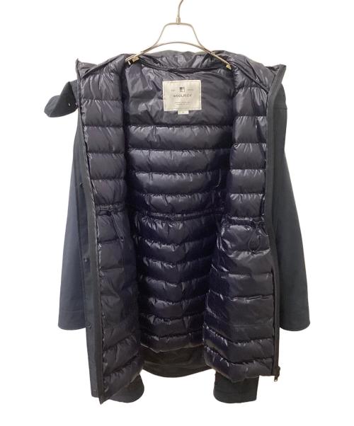 WOOLRICH（ウールリッチ）WOOLRICH (ウールリッチ) 3WAYロングミリタリーパーカー ネイビー サイズ:Sの古着・服飾アイテム